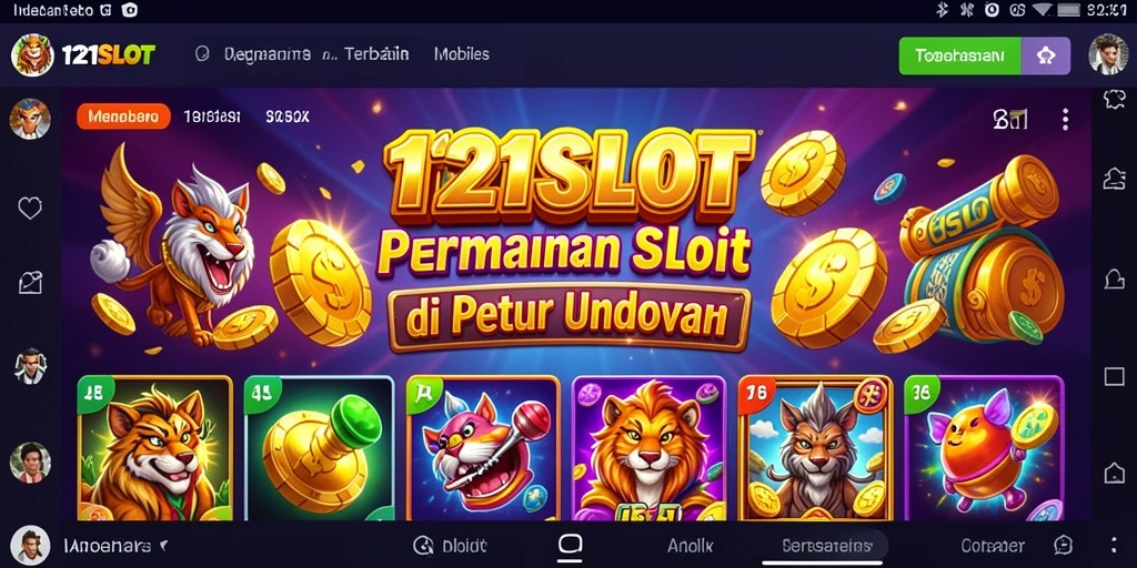 Tangkapan layar utama 1121SLOT menampilkan gameplay slot yang menghibur dan menarik.