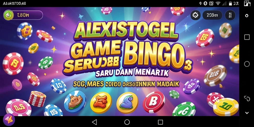 Tampilan menarik dari gameplay Bingo di ALEXISTOGEL.