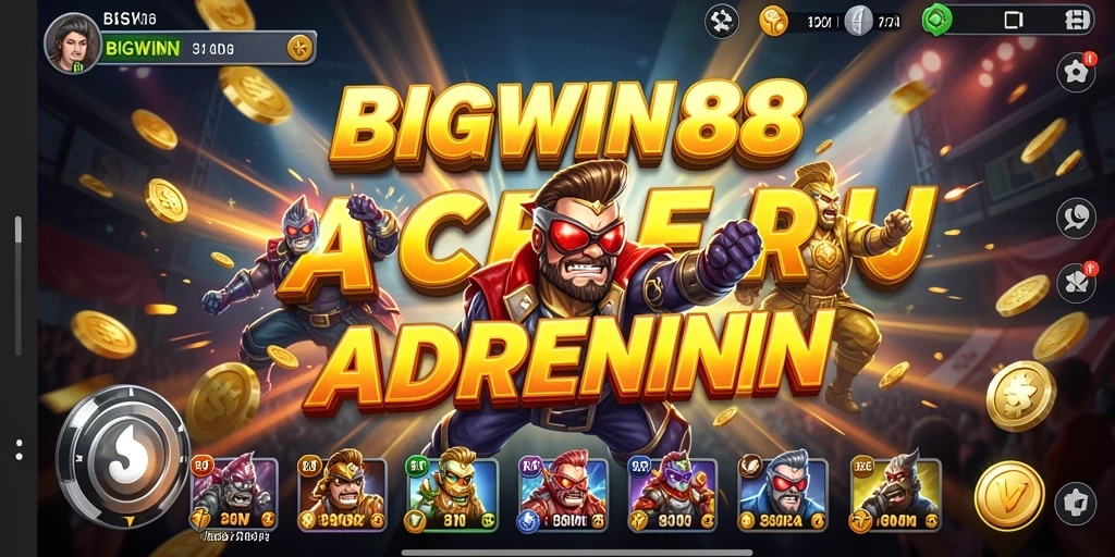 Tampilan gameplay seru dan menegangkan dalam BIGWIN88.