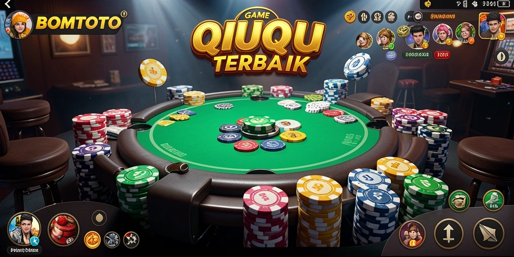Tampilan screenshot gameplay QiuQiu yang menarik di BOMTOTO.