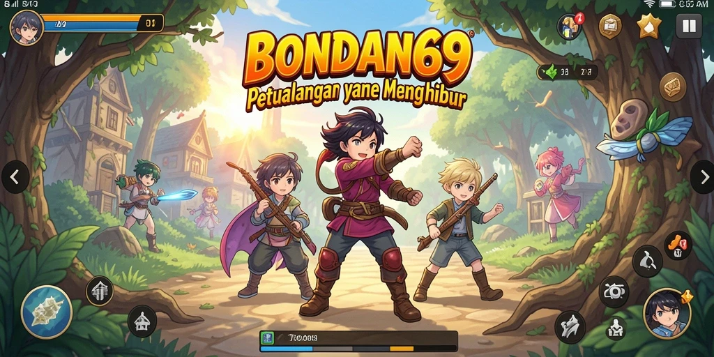 Screenshot BONDAN69 menampilkan pertarungan seru di dunia Anime.