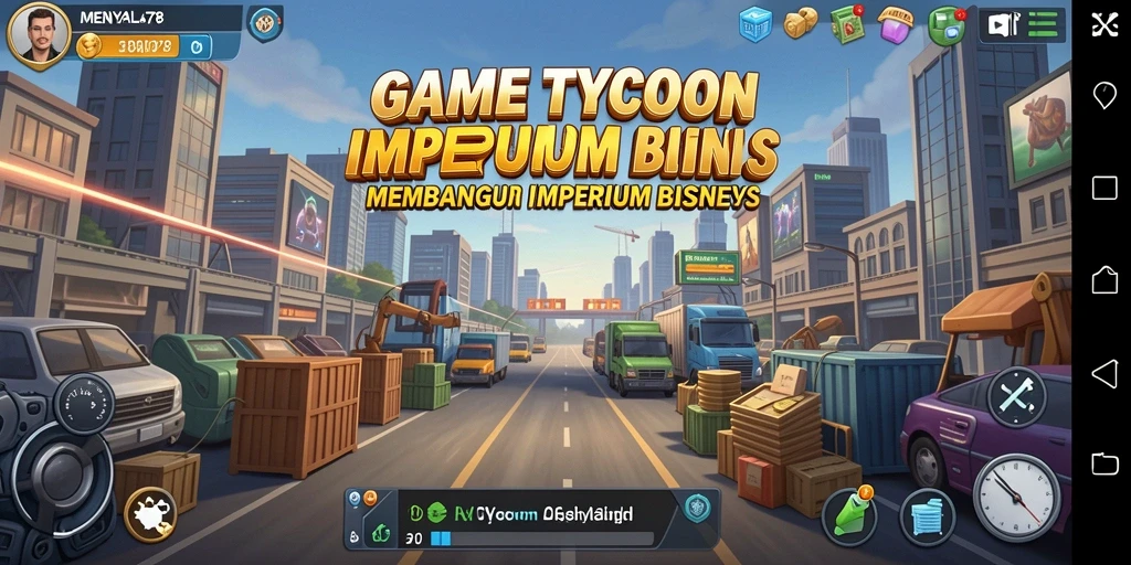 Tangkapan layar utama menampilkan gameplay seru dalam <strong>MENYALA78</strong> yang penuh strategi Tycoon.