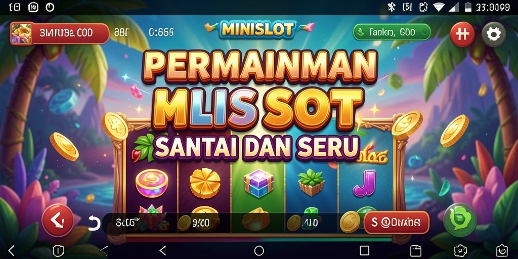 Tampilan gameplay menarik dari MINISLOT dengan tema slot beragam.