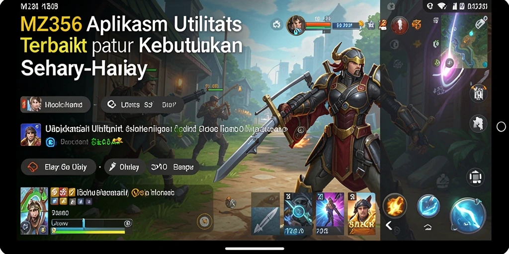 Screenshot MZ356 menampilkan fitur utilitas yang intuitif.