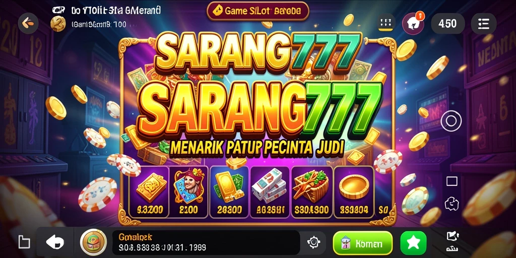 Tampilan gameplay SARANG777 yang seru dan menarik.