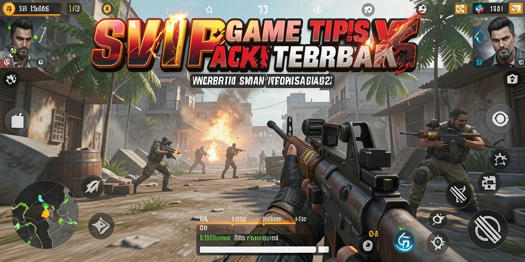 Tampilan gameplay seru dari SVIP8 dalam mode TPS.