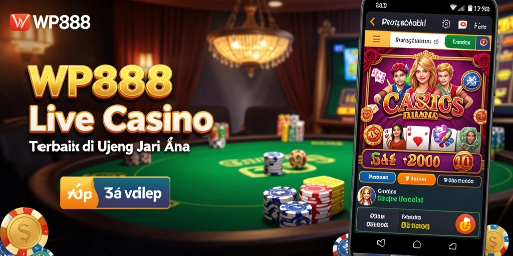 Tampilan gameplay Live Casino yang seru dan interaktif.
